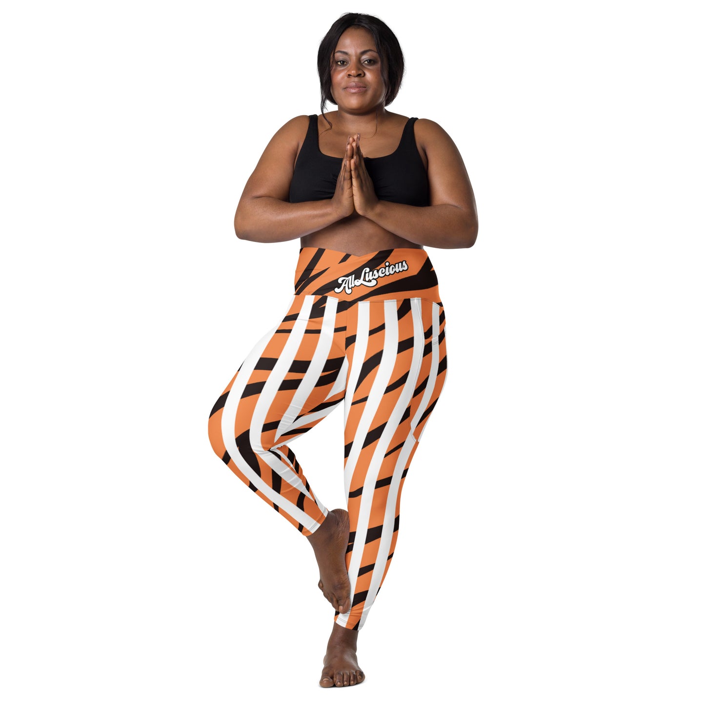 All Luscious Work it Out Pocketed Legging (Bold Print)