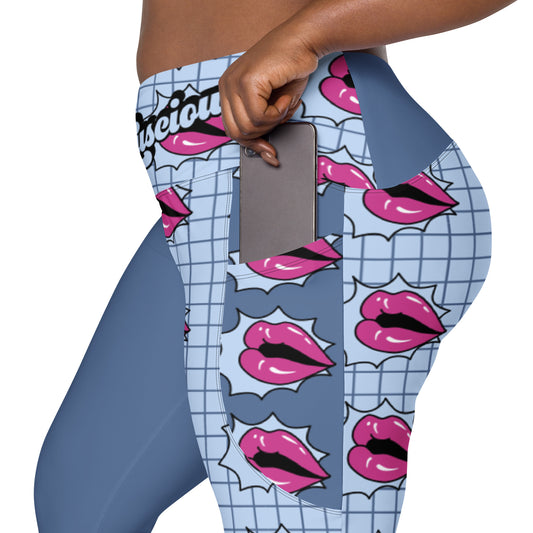 All Luscious Pop-Art Icon Bold Print Leggings