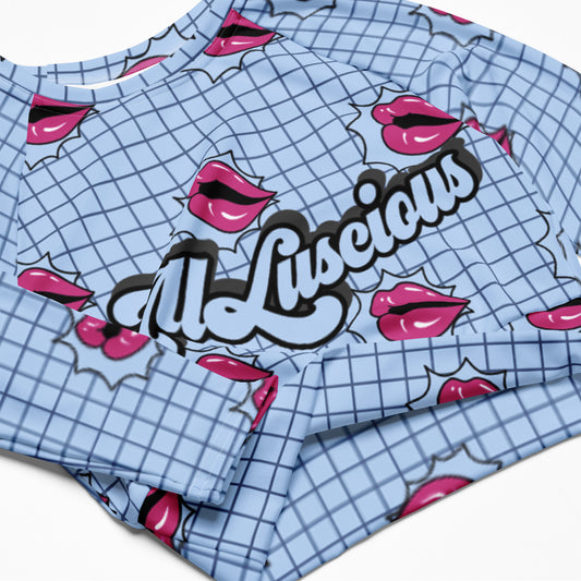 All Luscious Pop-Art Icon Cropped Tee